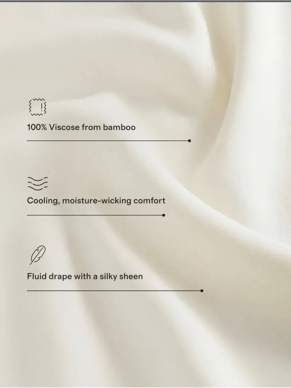Bamboo Duvet Cover King Cali King Color: Ivory